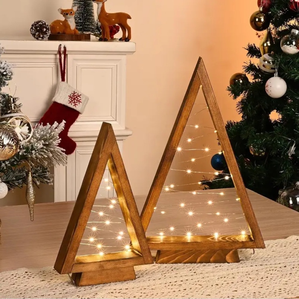 Modern Farmhouse Wooden Christmas Trees Holiday Décor by AJ SouthernCharm - Picture 2 of 4
